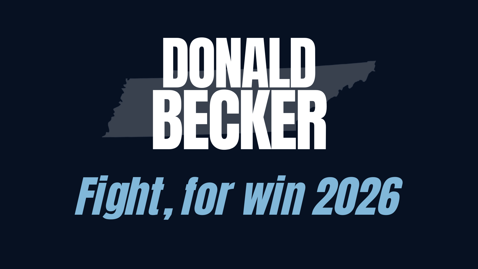 Donald Becker - Campagne terminée